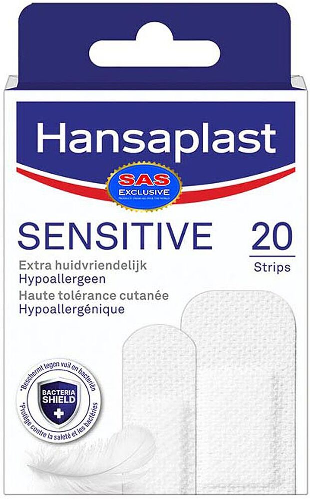 First aid strips "Handsaplast Sensitive" 20 pcs
