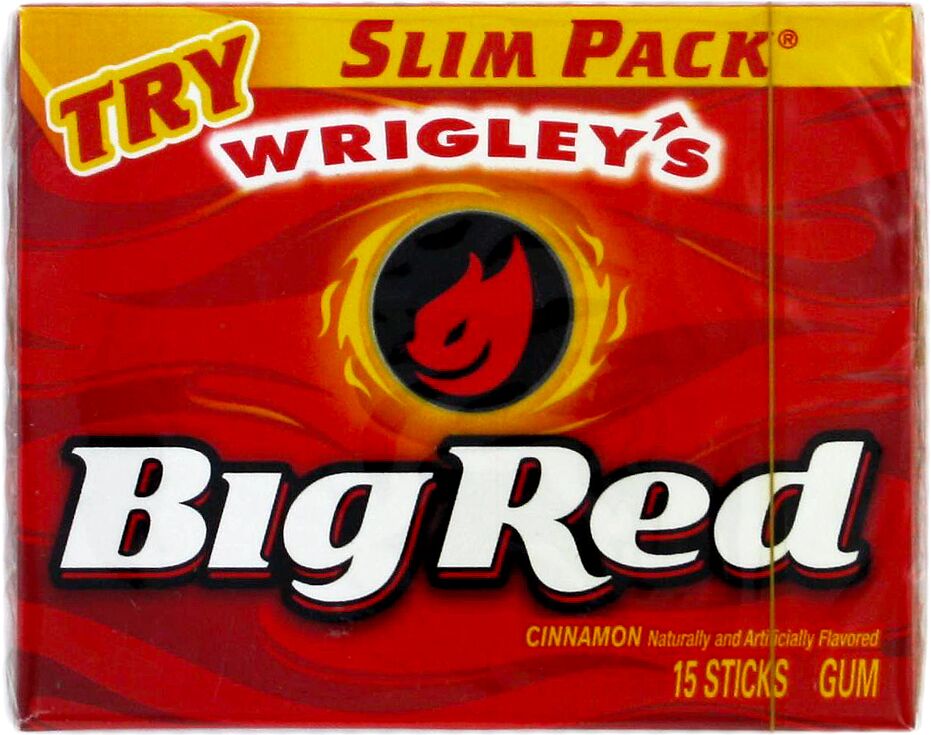 Жевательная резинка "Wrigley's Big Red" Корица