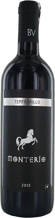 Red wine "Tempranillo Monterio"  0.75л