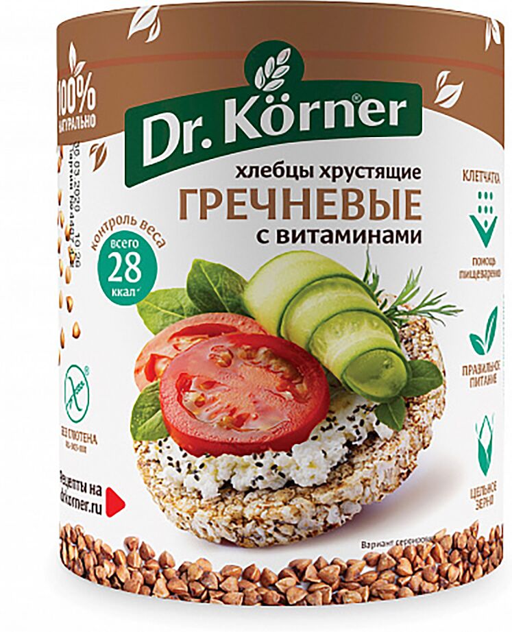 Хлебцы гречневые "Dr. Körner" 100г 