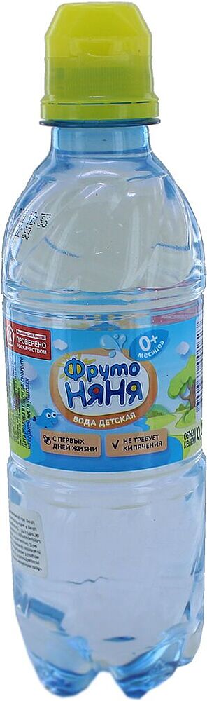 Baby water "Fruto Nyanya" 0.33l