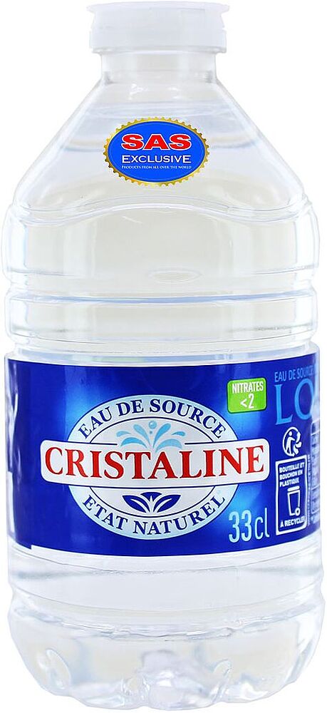 Вода родниковая "Crsitaline" 0.33л