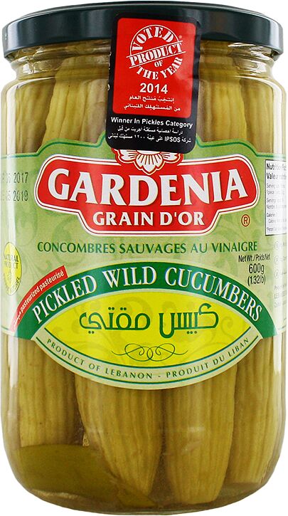 Огурец дикий маринованные (хта) "Gardenia Grain D'Or" 600г