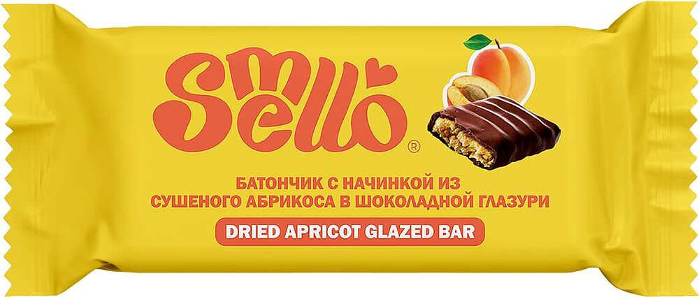 Stick with dried apricot filling "Smello" 45g
