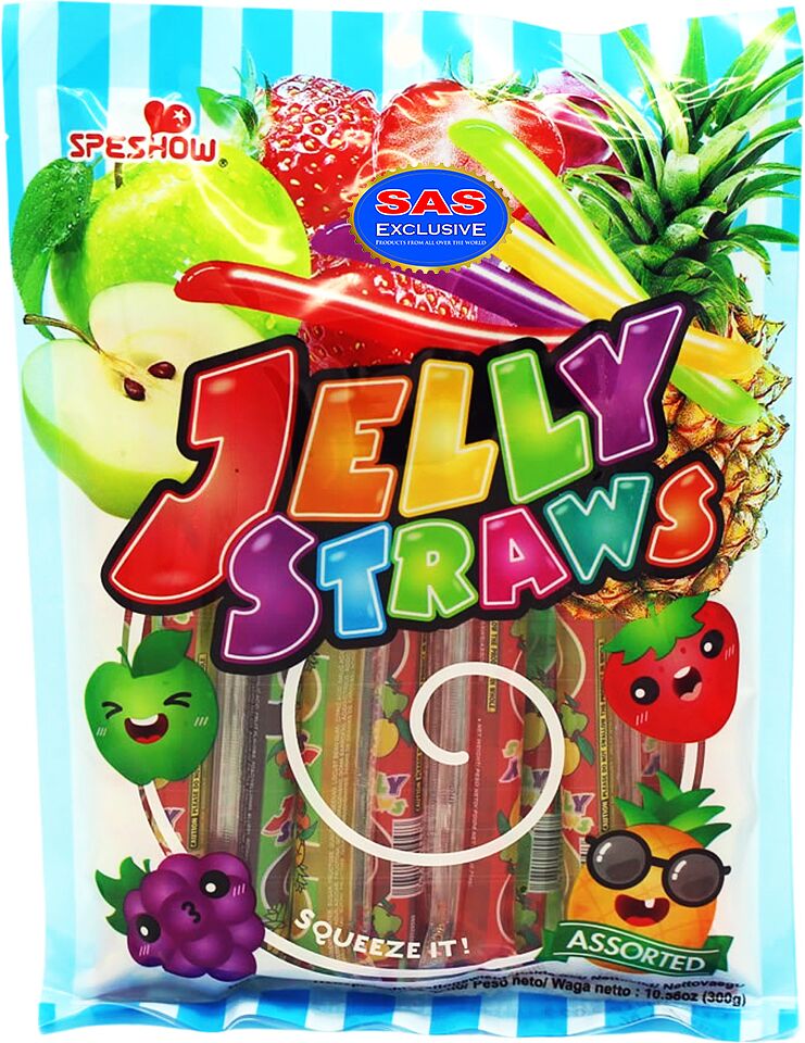 Палочки желейные "Jelly Straws" 300г