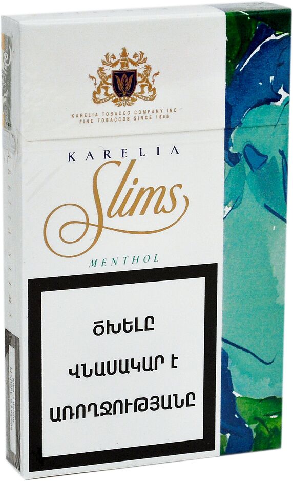 Cigarettes  "Karelia Menthol Slims"