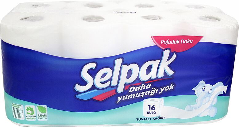 Туалетная бумага "Selpak" 16шт