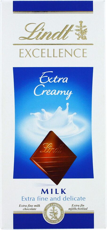 Milk chocolate bar "Lindt Excellence" 100g 