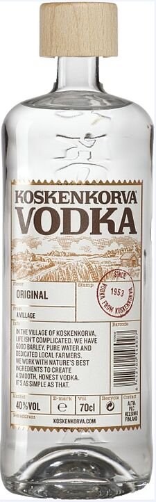 Vodka "Koskenkorva Original" 0.7l