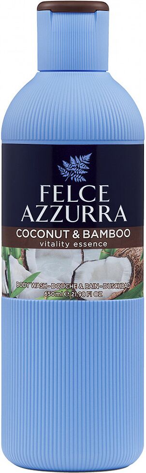 Shower gel "Felce Azzurra Coconut & Bamboo" 650ml
