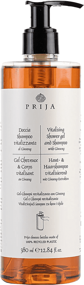 Shampoo-shower gel "Prija" 380ml
