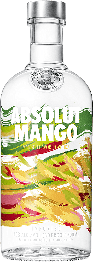 Водка манговая "Absolut" 0.7л 