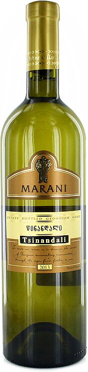 Вино белое "Marani Tsinandali" 0.75л