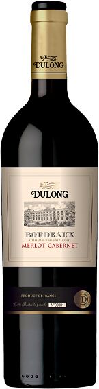 Red wine "Dulong Bodeaux Merlot-Cabernet"  0.75л