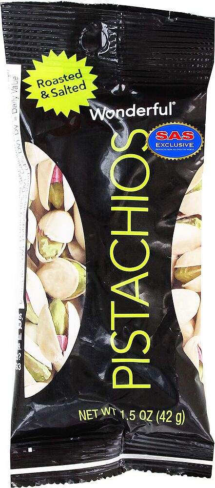 Salty pistachios "Wonderful" 42g