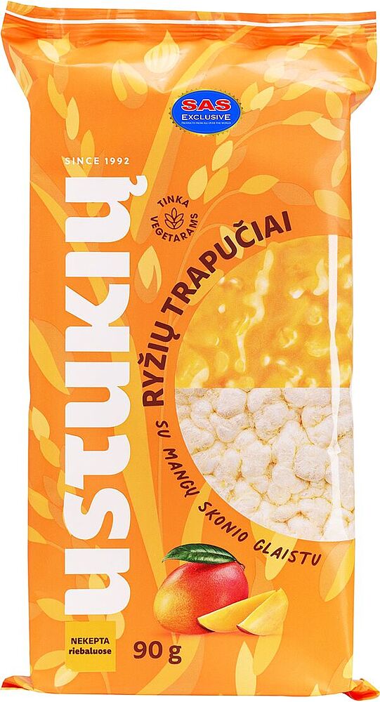 Crispbreads with mango flavour "Ustukiu " 90g
