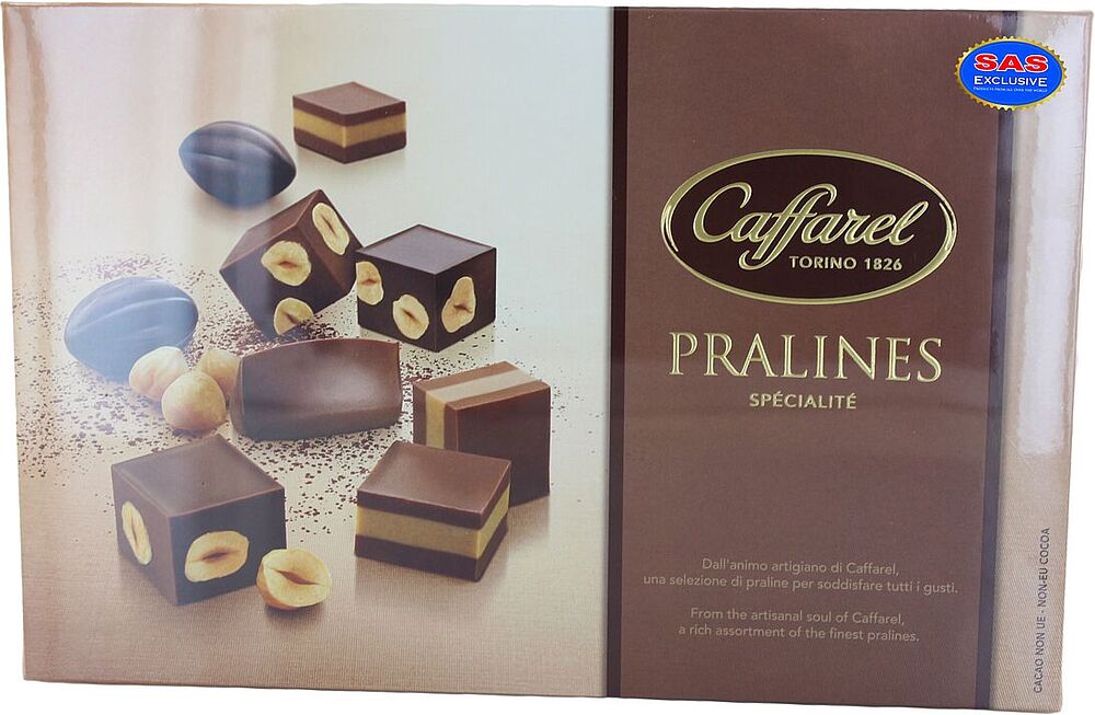 Набор шоколадных конфет "Caffarel Pralines Specialite" 220г