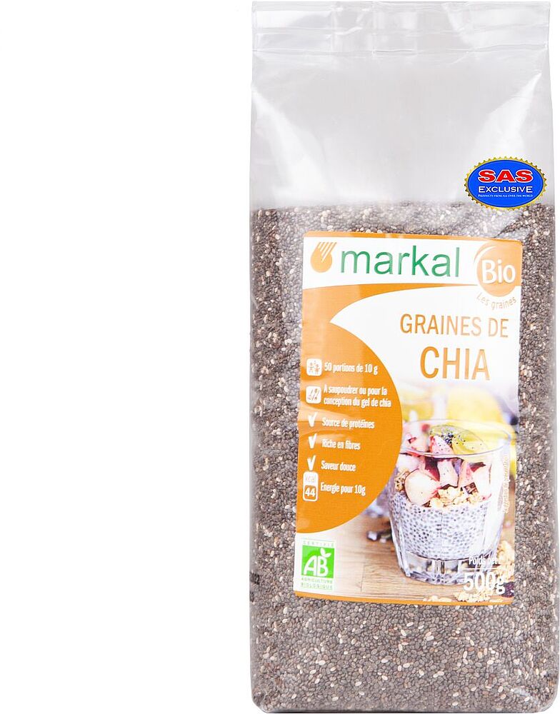 Chia seeds "Markal Bio" 500g
