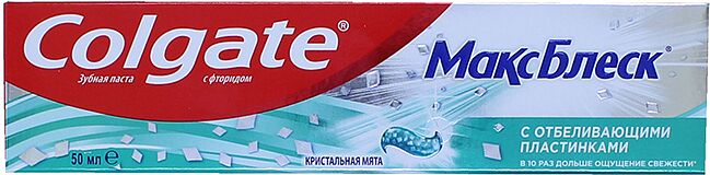 Toothpaste "Colgate Max White" 50ml 