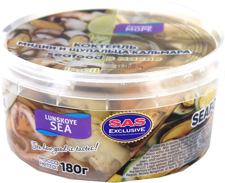 Seafood mix "Lunskoe more" 180g