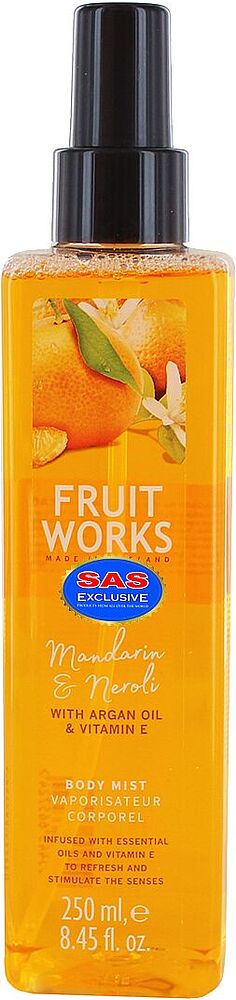 Спрей для тела "Grace Cole Fruit Works Mandarin & Neroli" 250мл
