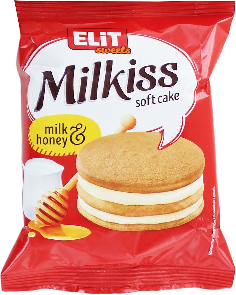 Biscuit with milk & honey filling "Elit" 42g
