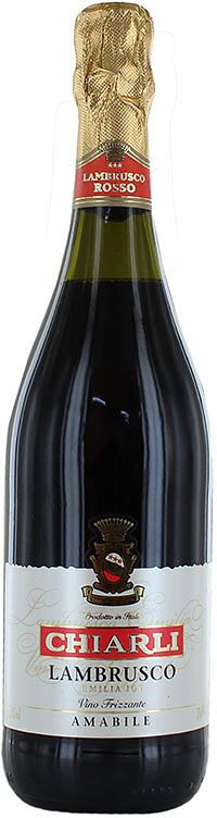 Sparkling wine "Chiarli 1860 Lambrusco Dell'Emillia" 0.75l 