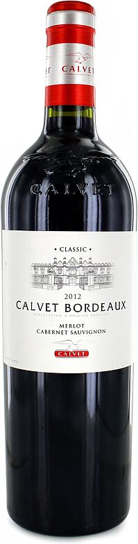 Вино красное "Calvet Bordeaux Classic" 0.75л