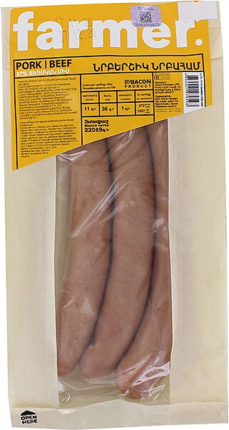 Sausages "Bacon Farmer Delicate" 220g