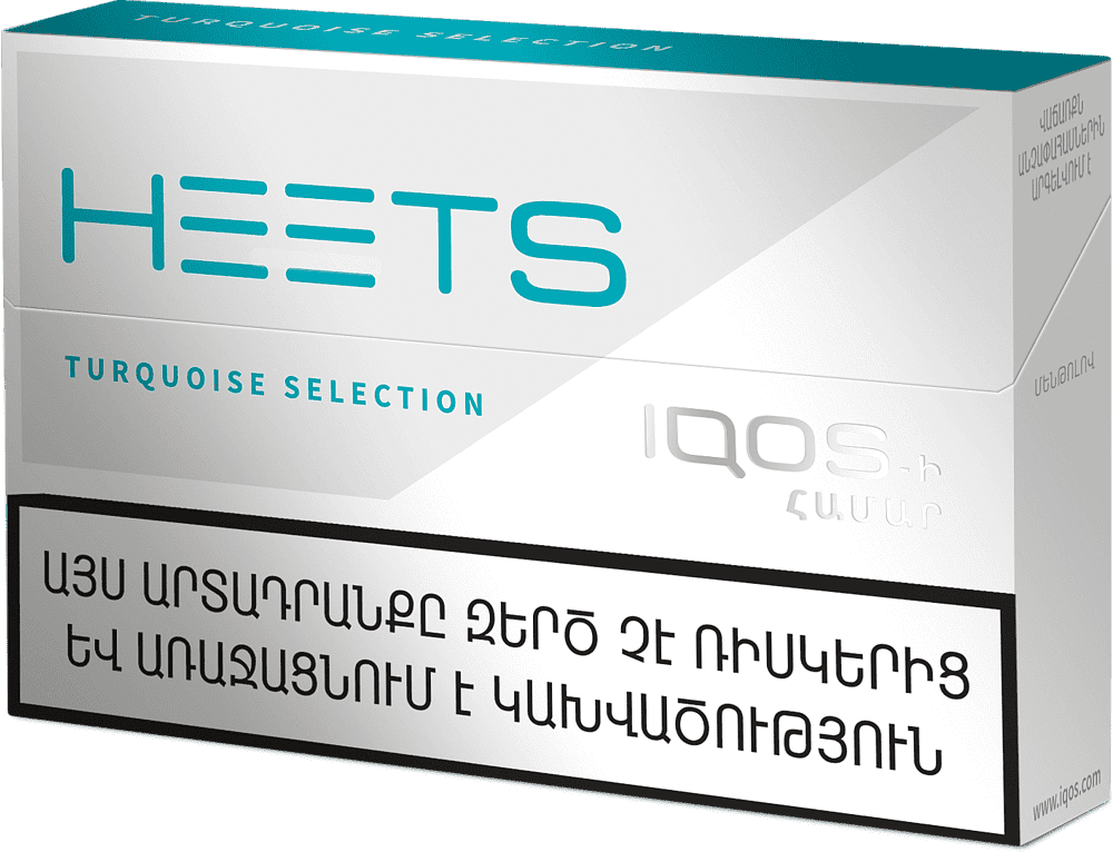 Heat-not-burn sticks "HEETS Turquoise Selection"