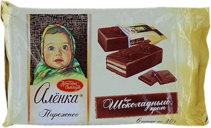 Biscuit with chocolate cream "Alenka" 240g