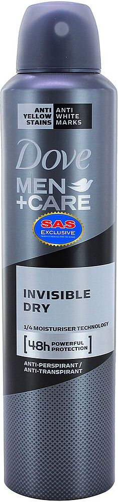 Antiperspirant - deodorant «Dove  Men+Care  Invisible Dry» 250ml