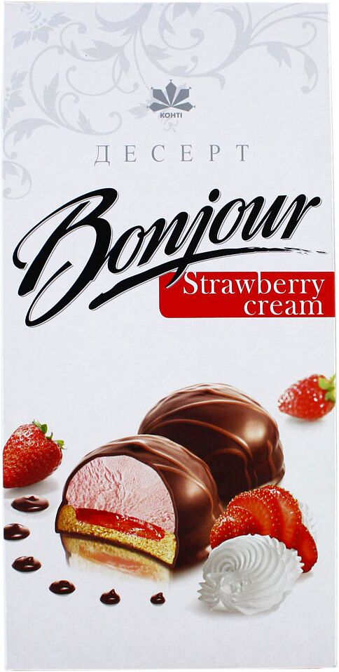 Strawberry dessert "Bonjour" 232g