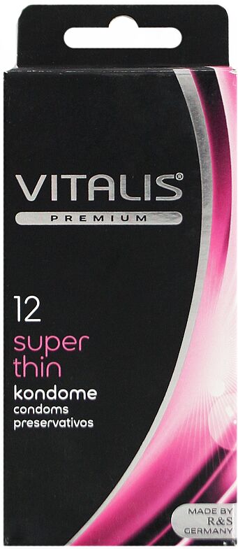 Condoms "Vitalis Super Thin" 12pcs