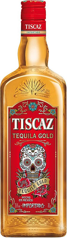 Текила "Tiscaz Gold" 700мл