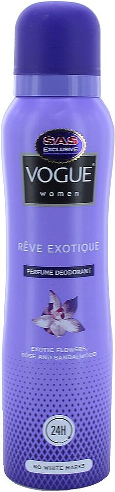 Perfumed deodorant "Vogue Exotique" 150ml
