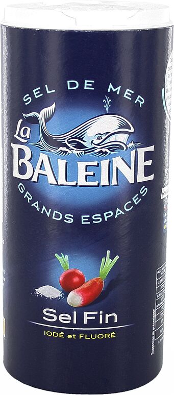 Соль морская"La Baleine" 600г 