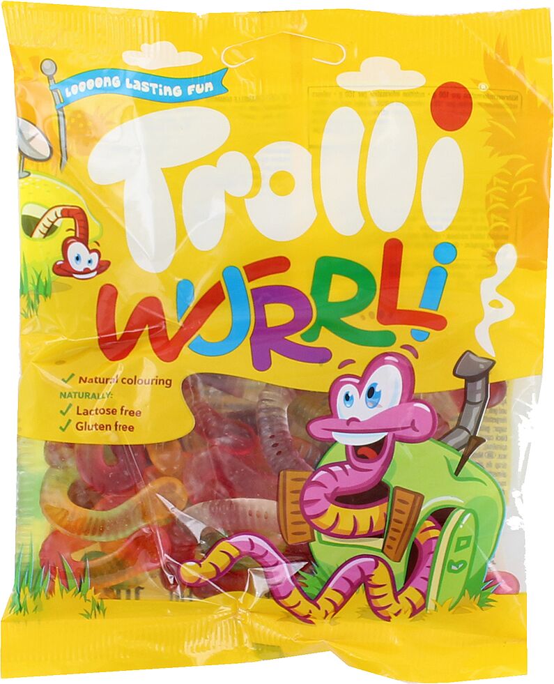 Конфеты желейные "Trolli Wurrli" 100г