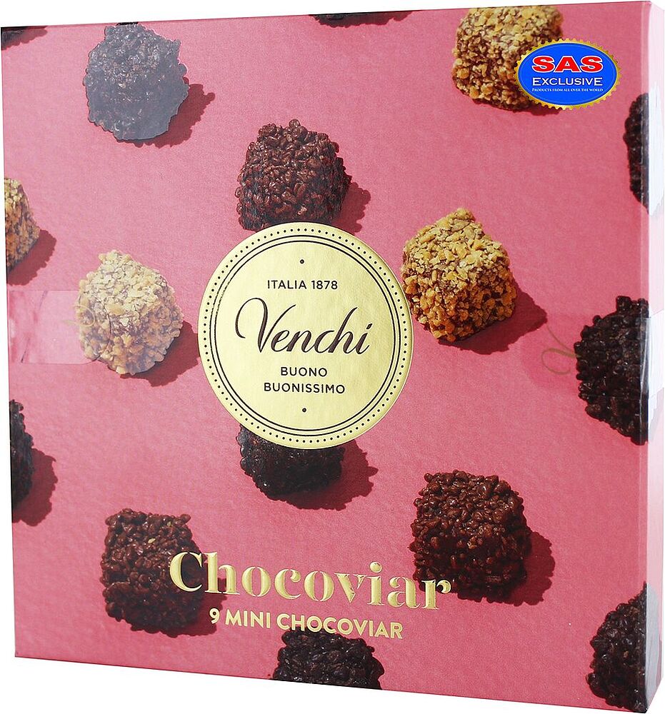 Chocolate candies collection "Venchi Chocoviar" 125g
