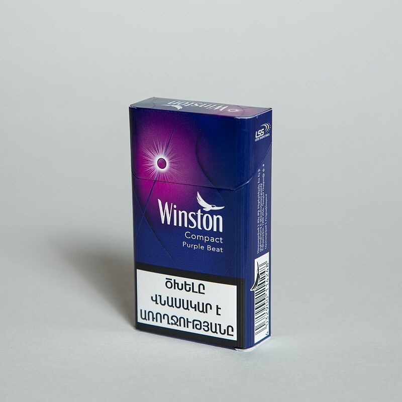 Сигареты "Winston Compact Purple Beat" 