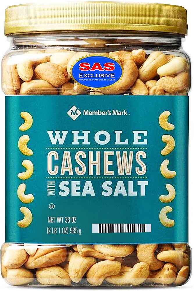 Cashew with salt "Member's Mark" 935g