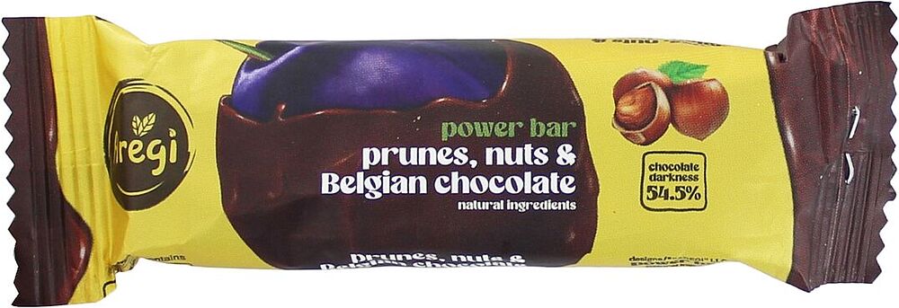 Stick with prunes & nuts "Aregi" 55g

