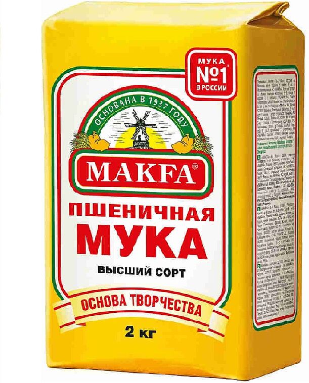 Мука пшеничная "Makfa" 2кг