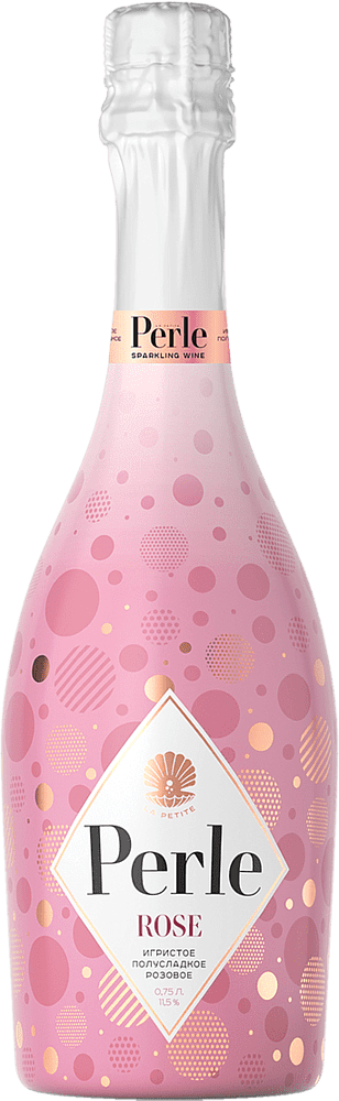 Игристое вино "La Petite Perle Rose" 0.75л