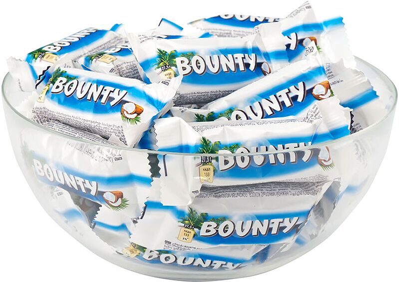 Шоколадный батончик "Bounty Minis"