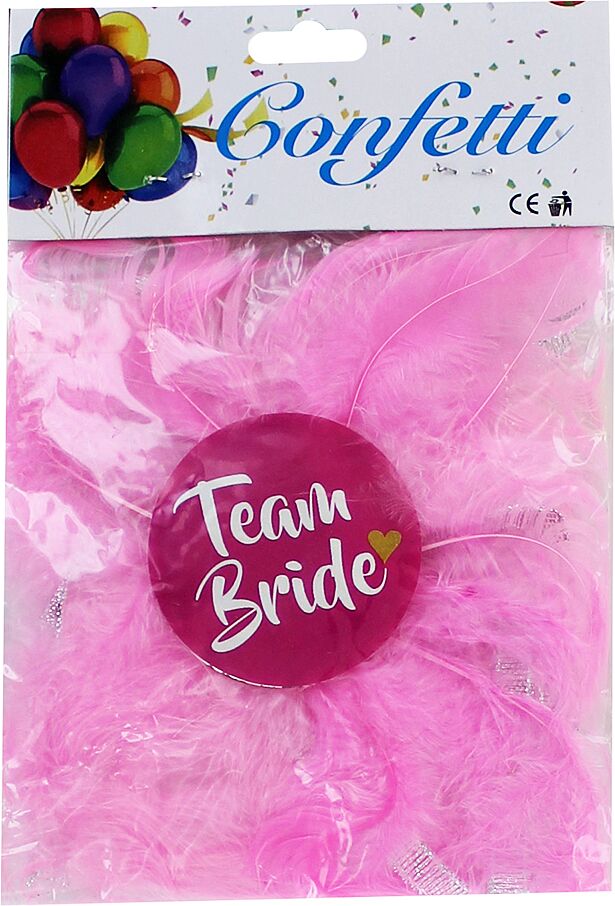 Браслет для праздника "Confetti Bride to Be"