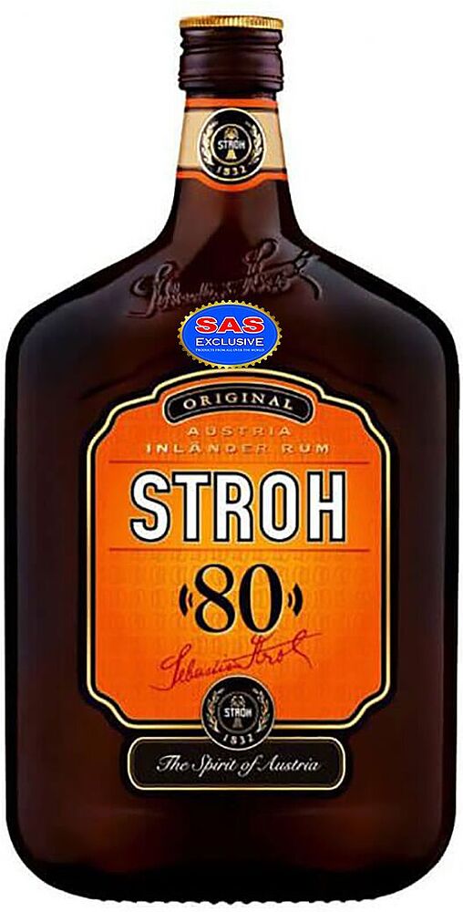 Rum "Stroh 80" 0.5l