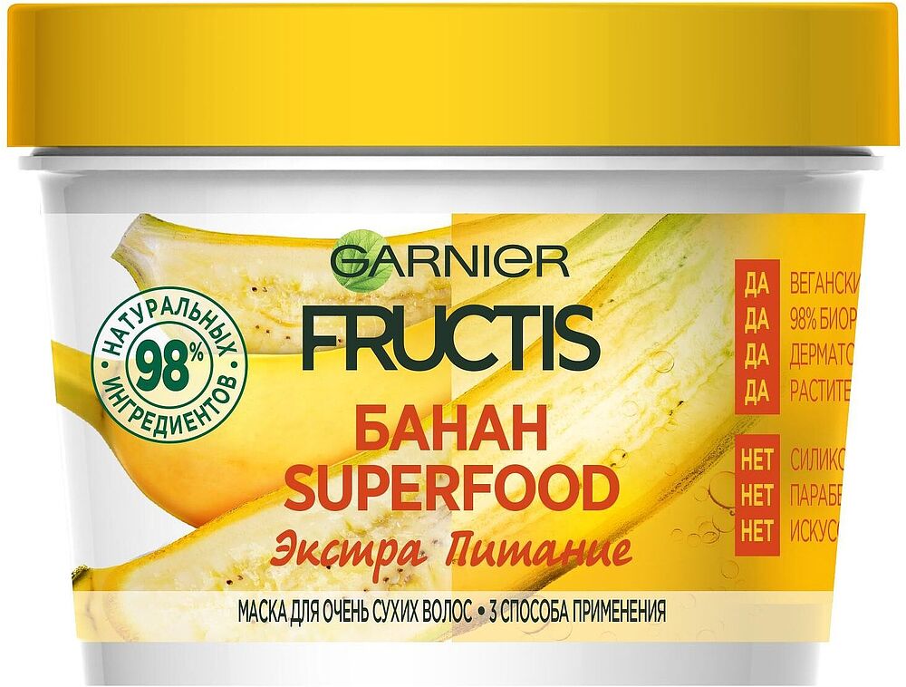 Маска для волос "Garnier Fructis" 390мл 