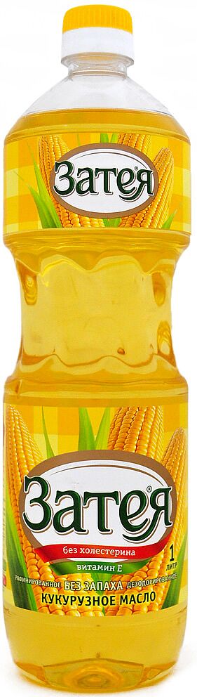 Corn oil "Zateya " 1l