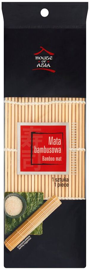 Bamboo mat "House of Asia" 